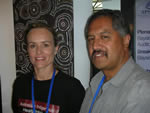 Terry Huriwai and Ineke Krom
