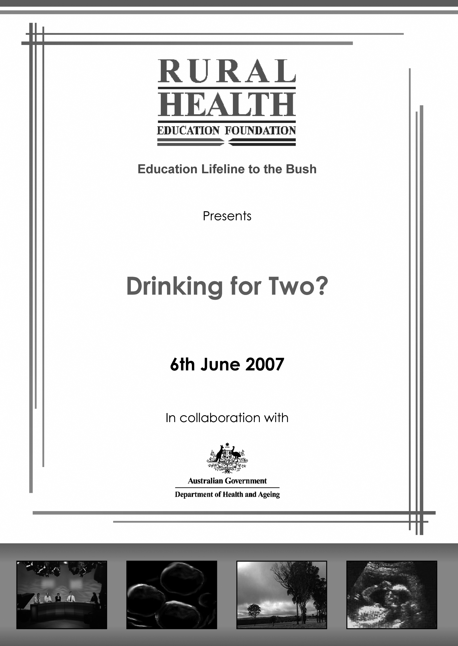 Drinking for two? Drinking for two?