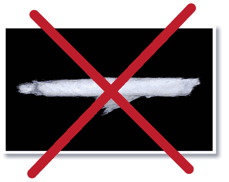 Rolled tissue or toilet paper is too fat and can't be put far enough into the ear.